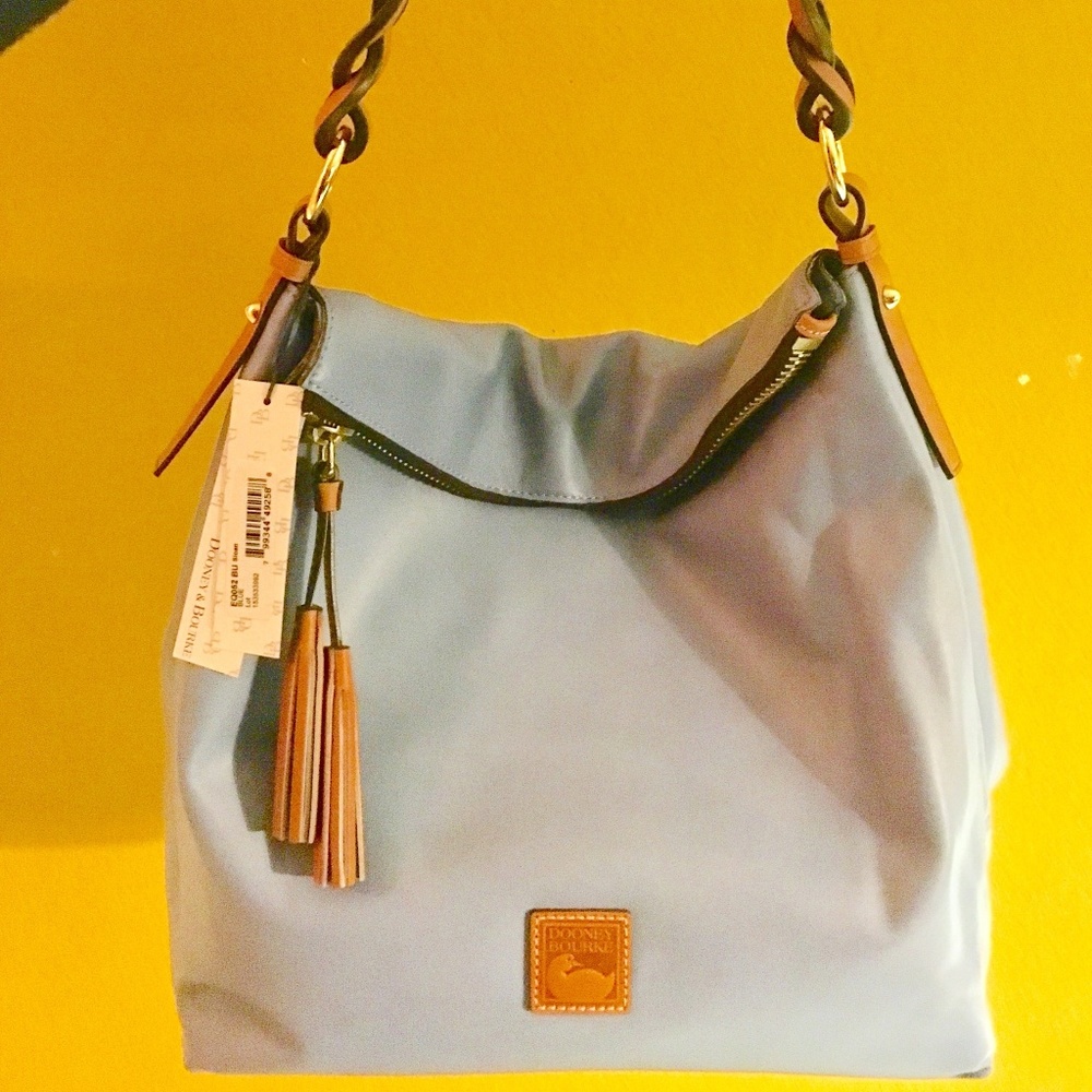 Dooney and Bourke Newbury Leather Sloan Hobo/Blue